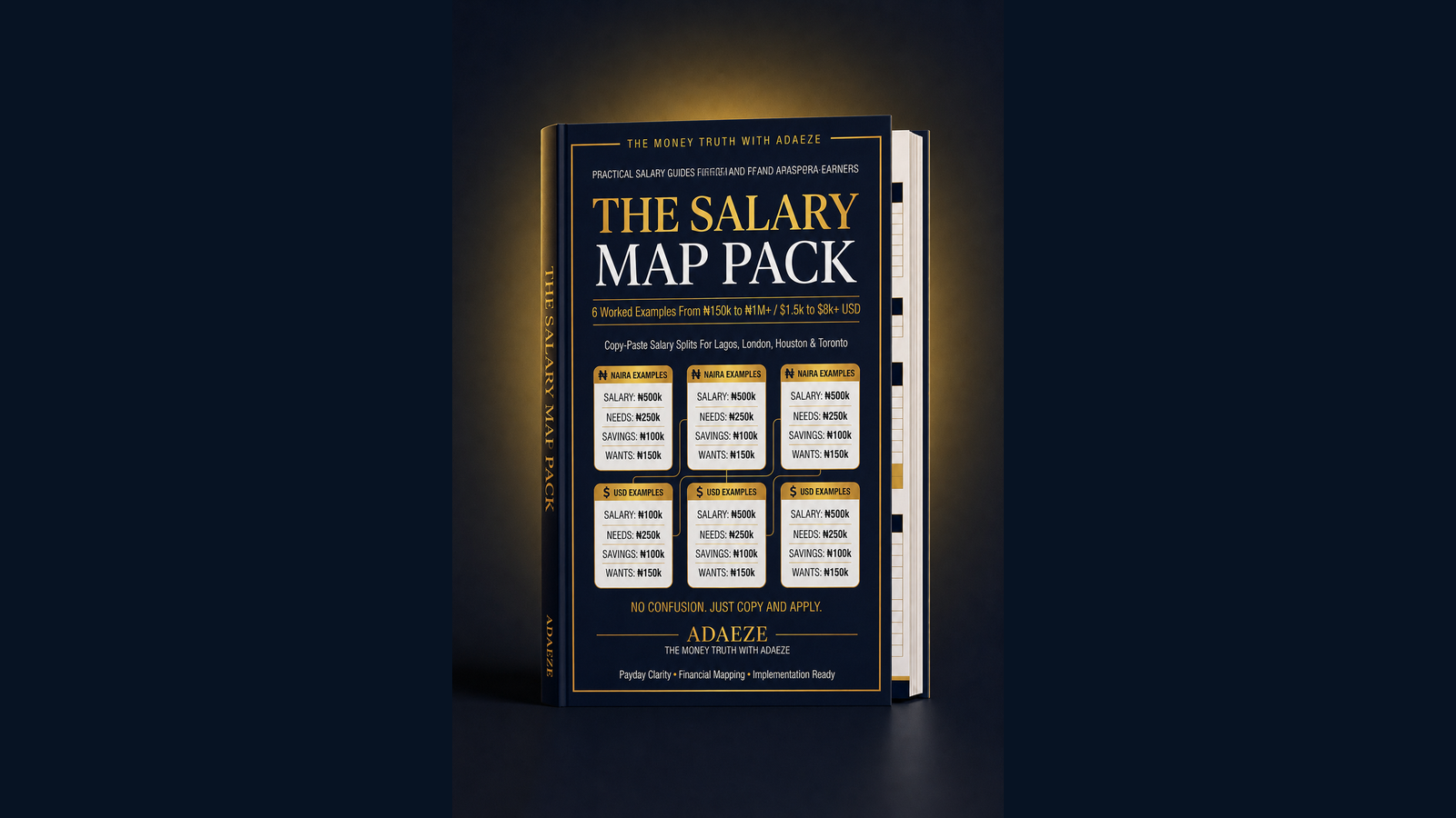 The Salary Map Pack bonus mockup
